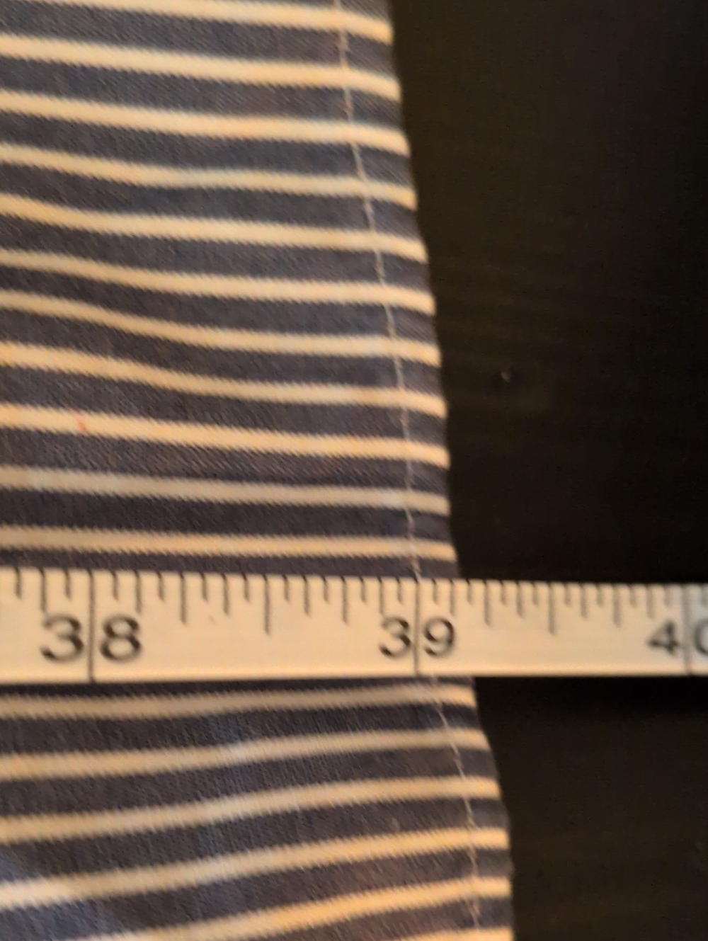 COS Striped Collared Shirt Dress Blue White Size 38 US Medium Button Down Cotton - Picture 9 of 11